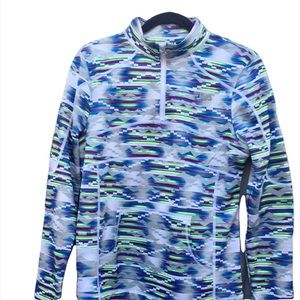 Fila Sport Pullover Kids Sweatshirt 1/4 Zip Aztec Design